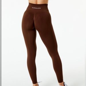 Alphalete Amplify Leggings Rich Brown NWT